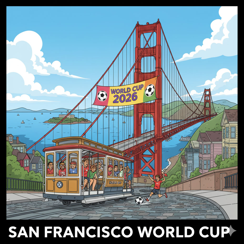 World Cup in San Francisco - Golden Gate soccer match